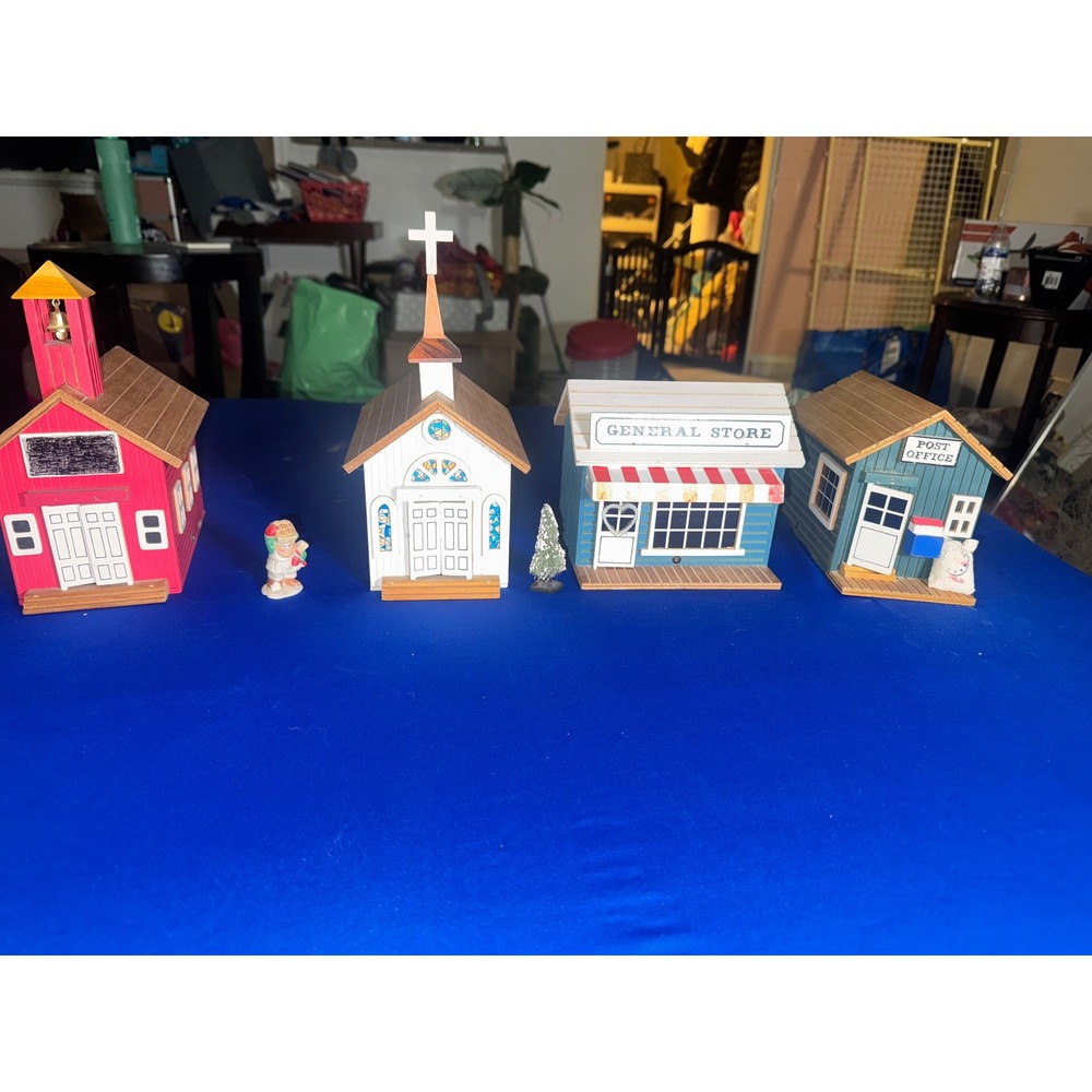 Chinese Vintage Berkeley Wooden PO Store School Church Music Boxes